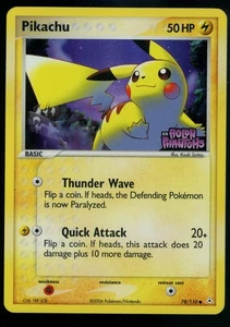 Pikachu Common Holon Phantoms 78/110 LP - Picture 1 of 2