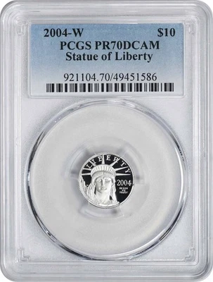2004-W $10 American Platinum Eagle PR70DCAM PCGS - Image 1 of 2