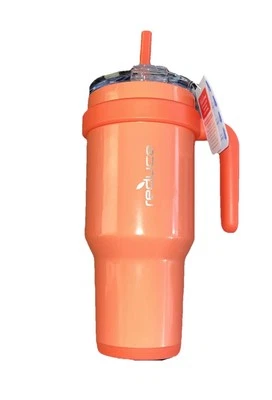 Vaso Reducir aislado al vacío de acero inoxidable Cold1 40 oz con mango tapa de 3 vías Foto 1 de 4