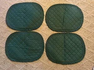 Manteles individuales verdes de Navidad decoración de mesa de cena de vacaciones 13-1/2'x17" clásicos 4 - Imagen 1 de 24