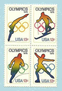 1695-1698 US NH Mint block of 4  Olympic Games  year 1976 FREE shipping - Picture 1 of 1