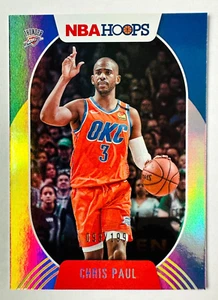 2020-21 Panini NBA Hoops Chris Paul FOIL Parallel Card SP #/199 Thunder Star! - Picture 1 of 3