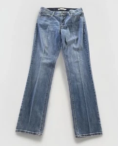 Levi's 525 Jeans Womens 12 Blue Perfect Waist Straight Leg Stretch Bootcut Denim - Picture 1 of 11