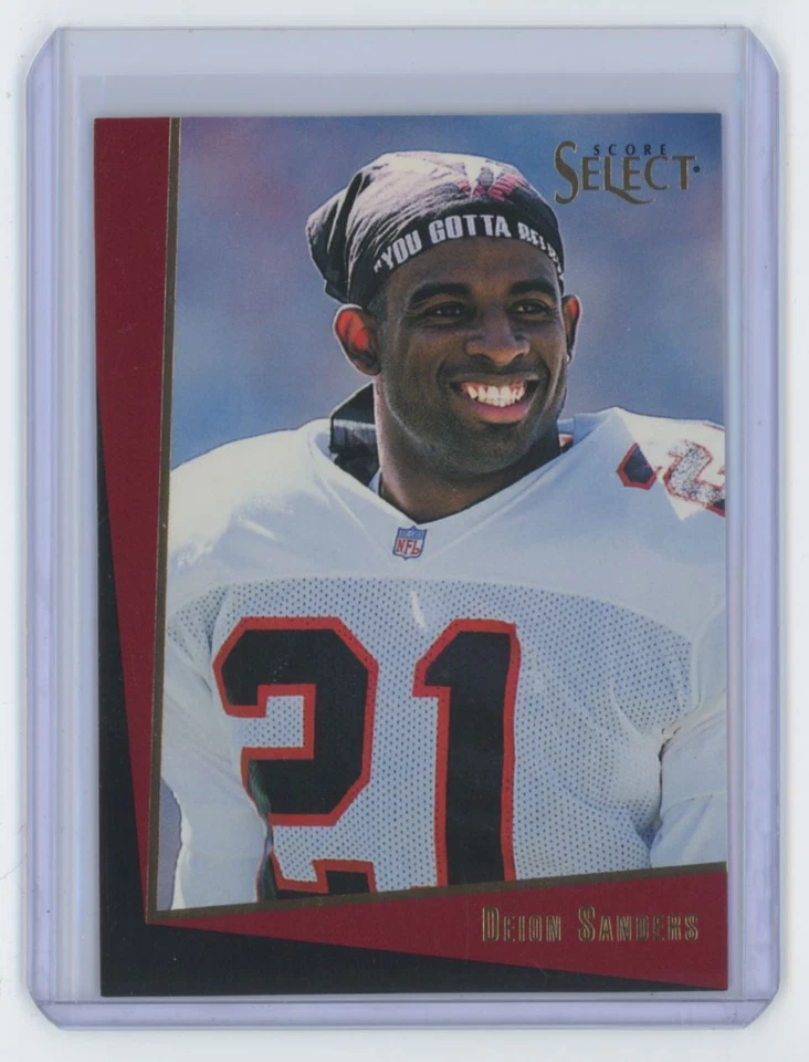 1993 Select Deion Sanders Atlanta Falcons #3 - Image 1 of 2