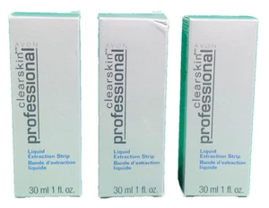 Lot of 3 Avon Clearskin Professional Liquid Extraction Strips 1 Fl Oz 30ml - Picture 1 of 6