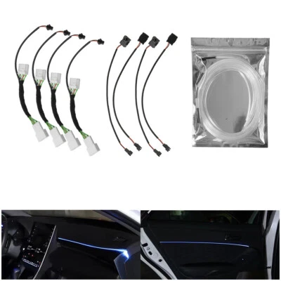 Lámpara de ambiente de luz de ambiente de 4 puertas azul para Toyota Camry 2018+ Foto 1 de 4