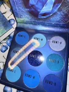 COLOURPOP SPACE BLUE Pressed Powder Eyeshadow Palette - New in Box