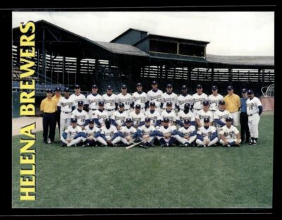 Team Photo Checklist 1995 Helena Brewers Team Set - Image 1 of 2