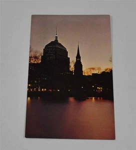 Postal De Colección Plasticroma Boston At Twilight Public Gardens Iglesia de Arlington - Imagen 1 de 1