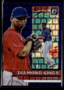 Rafael Devers 2022 Donruss Optic Pandora Purple Prizm /99 #2 Boston Red Sox