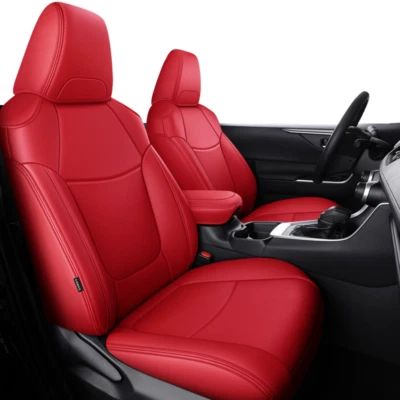 PARA 2007-2024 TOYOTA YARIS LE MOTOPTES CAPAS DE ASSENTO DE CARRO PERSONALIZADAS COURO DURÁVEL - Imagem 1 de 4