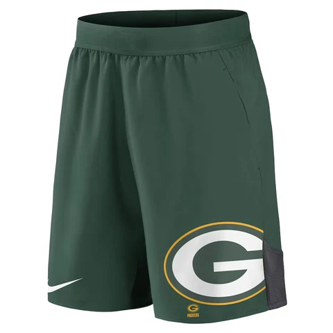 Green Bay Packers Nike Stretch Performance Shorts Men's NFL Training Dri-FIT New Cover