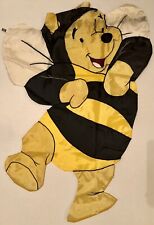 Disney Winnie The Pooh In Bee Costume Halloween Fall Applique Large Yard Flag