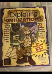 Exploring Civilizations CD ROM Spiel Win 3.1 oder 95 Romtech Galaxy Serie Neu  - Bild 1 von 6
