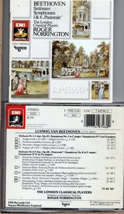 Beethoven SYMPHONIES 1& 6 Pastorale - London Classical Players Norrington – EMI - Imagen 1 de 1