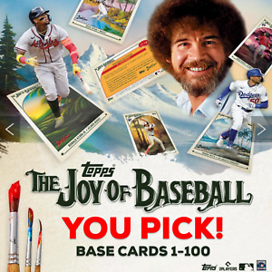 2023 Topps x Bob Ross: The Joy of Baseball - YOU PICK, Complete Your Set