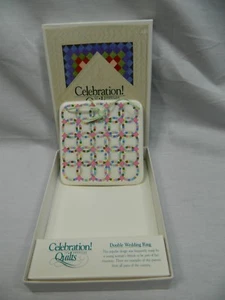 Celebration of American Quilts - DOUBLE WEDDING RING 1992 - Hill Design - Picture 1 of 8
