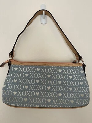 Bolso de Hombro XoXo Para Mujer Pequeño Color Azul Denim/Beige Cuero Usado Foto 1 de 4