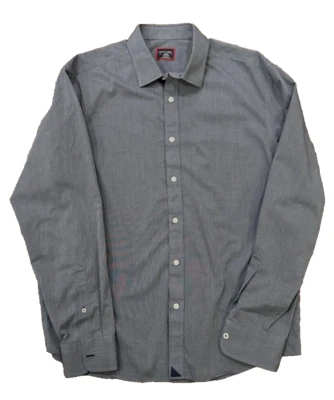 Untuckit Shirt Men Large Gray Button Up Casual Dress - Image 1 of 4