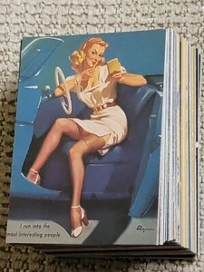 GIL ELVGREN KALENDER PINUPS SERIE 2 1994 COMIC BILDER 90 KARTEN SET Sexy Adult - Bild 1 von 10