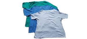 Three new blue/green t-shirts, different shades. Size 24 M&S. - Picture 1 of 24