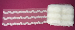 Dentelle mécanique longueur 550 cm x Hauteur 11 cm réf D150 - Imagen 1 de 2