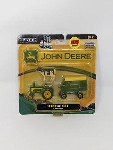 New VTG Ertl John Deere 60th Anniversary #37290 Tractor Trailer Cow Toy Set - Picture 1 of 13