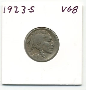 US. Fünf Cent. Büffel. 1923-S sehr gut+ - Bild 1 von 2