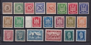 Germany Reich 1923-1927 Collection ex. Michel  338-369 Mint */** - Picture 1 of 2