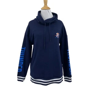 UNK Oklahoma City Thunder Sweatshirt Womens M Medium Navy Cowl Fleece Lined NBA - Picture 1 of 11