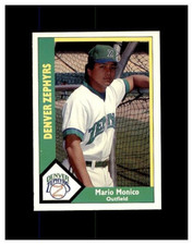 1990 Denver Zephyrs CMC #13 MARIO MONICO