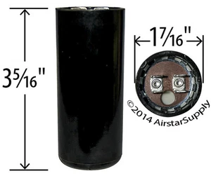 BMI 460-552 uF/MFD 110/125V 50/60Hz Start Capacitor Replaces A-35406-506X - Picture 1 of 5