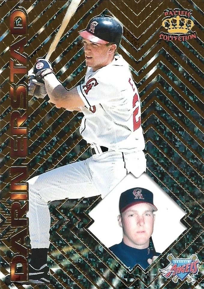 1997 Pacific Prisms #3 Darin Erstad card, Los Angeles Angels - Image 1 of 1