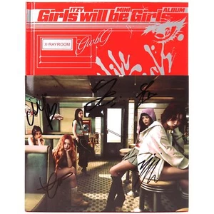 Itzy - Girls Will Be Girls [Photobook Ver.] Mini Album Signed CD Promo 2025 2 - Picture 1 of 3