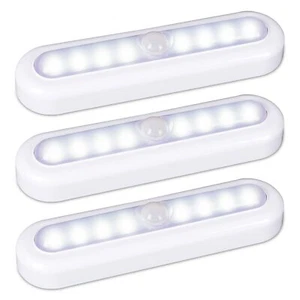 3 Pack 7” Motion Sensor Lights Indoor Battery Operated Stick on LED Light fo - Picture 1 of 8