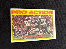 ROGER STAUBACH ROOKIE TOPPS 1972 IN ACTION DALLAS COWBOYS # 122 FOOTBALL CARD