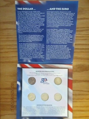 2002 US Mint The 50 State Quarters 12 Euro Nations Coin Collection SUPER SET 2A6 - Image 1 of 4
