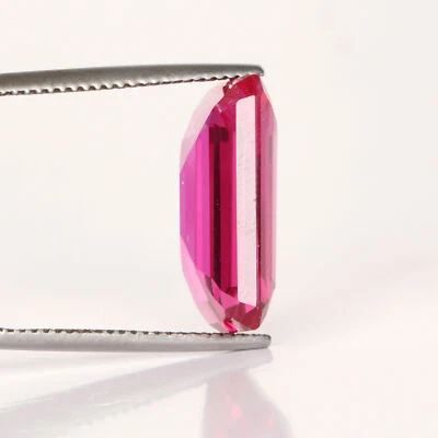 Amazing! Emerald Cut Red Ruby Gem 16.Carat Loose Gemstone For Ring Making - Image 1 of 3