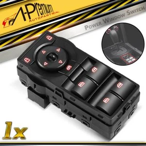 Red Illumination Electric Master Window Switch for Holden Commodore VE 2006-2013 - Picture 1 of 9