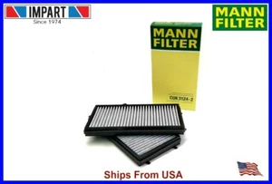 BMW Climate Control Cabin Filter Set Charcoal   64 11 9 272 643 MANN CUK3124-2 - Picture 1 of 1