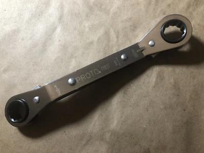 Chave catraca reversível Proto 1183T extremidade dupla 1/2” x 9/16” "ENVIO GRÁTIS" - Imagem 1 de 4