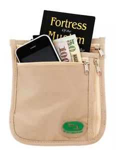 HOLIDAY BAG - NECK WALLET SECURE PASSPORT MONEY CREDIT CARD MOBILE PHONE - Picture 1 of 36