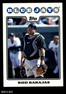 2008 Topps #652 Rod Barajas Blue Jays 8 - NM/MT - Picture 1 of 2