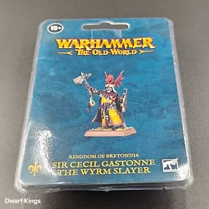Warhammer Bretonnia Sir Cecil Gastonne The Wyrm Slayer Resin Forge World Sealed - Bild 1 von 5