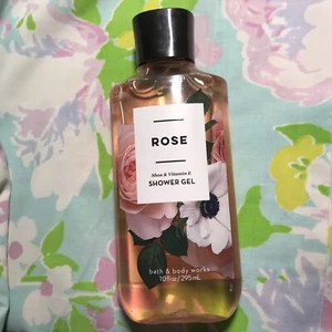 Bath & Body Works ROSE Shea and Vitamin E Shower Gel Body Wash 10 fl.oz New - Picture 1 of 3