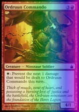 Magic the Gathering MTG Ordruun Commando (137) Ravnica City of Guilds   LP FOIL
