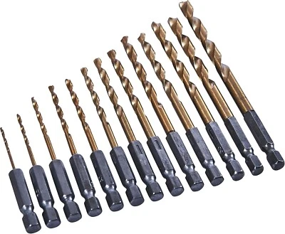 AMTECH 13 PACK HSS Twist Drill Bit Set Metal Wood Plastic ALL SIZES 1.5mm - 6.5mm