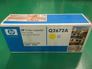 Cartuccia ORIGINALE HP Q2672A GIALLO - Foto 1 di 1
