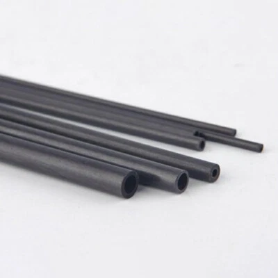 Long 200mm OD 1.8/2/3/4/5/6mm Carbon Fiber Tube Round Tube Bar Shaft RC Airplane - Image 1 of 4