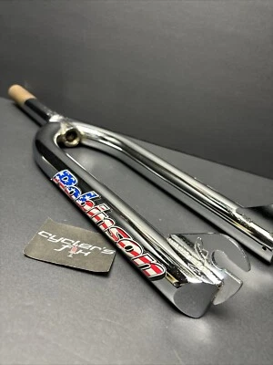 NOS 20” Robinson 1 1/8th Threadless Bmx Fork Chrome Freestyle Fit: GT SST Auburn - Image 1 of 4